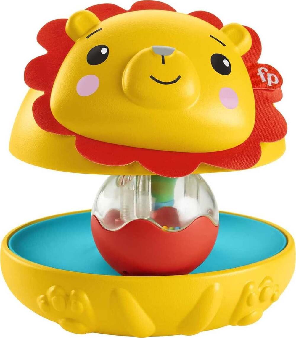 Fisher-Price Bat & Wobble Lion Infant Sensory Toy 6+ Months